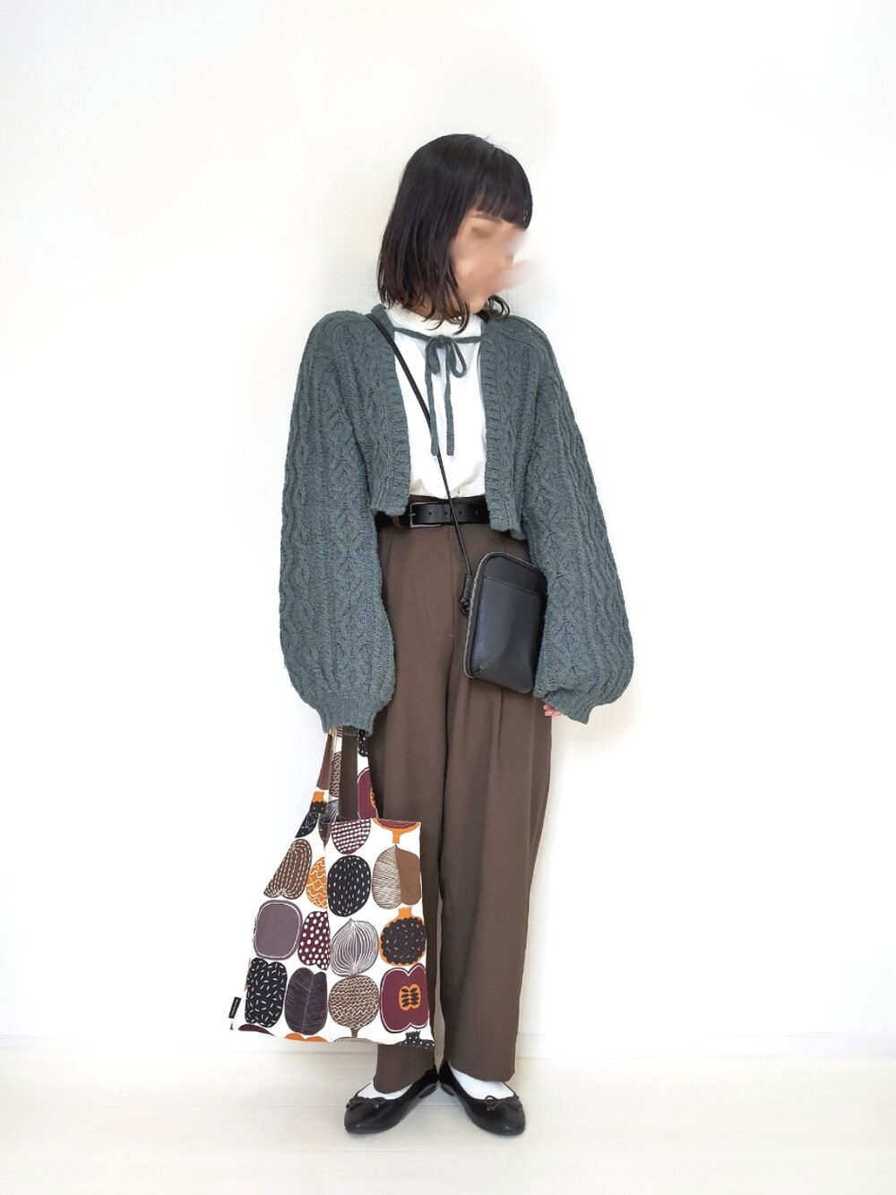 コジコジ　fig london フィグロンドン　2wayニットカーディガン fig London カーディガン _C/Ny pleating short CD レディース