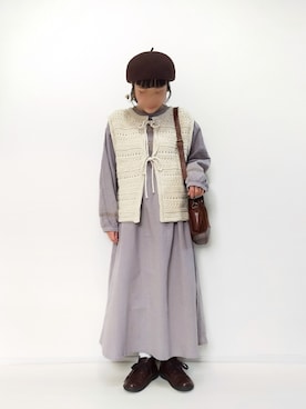 カナエさん（レディース・150cm）の冬コーディネート