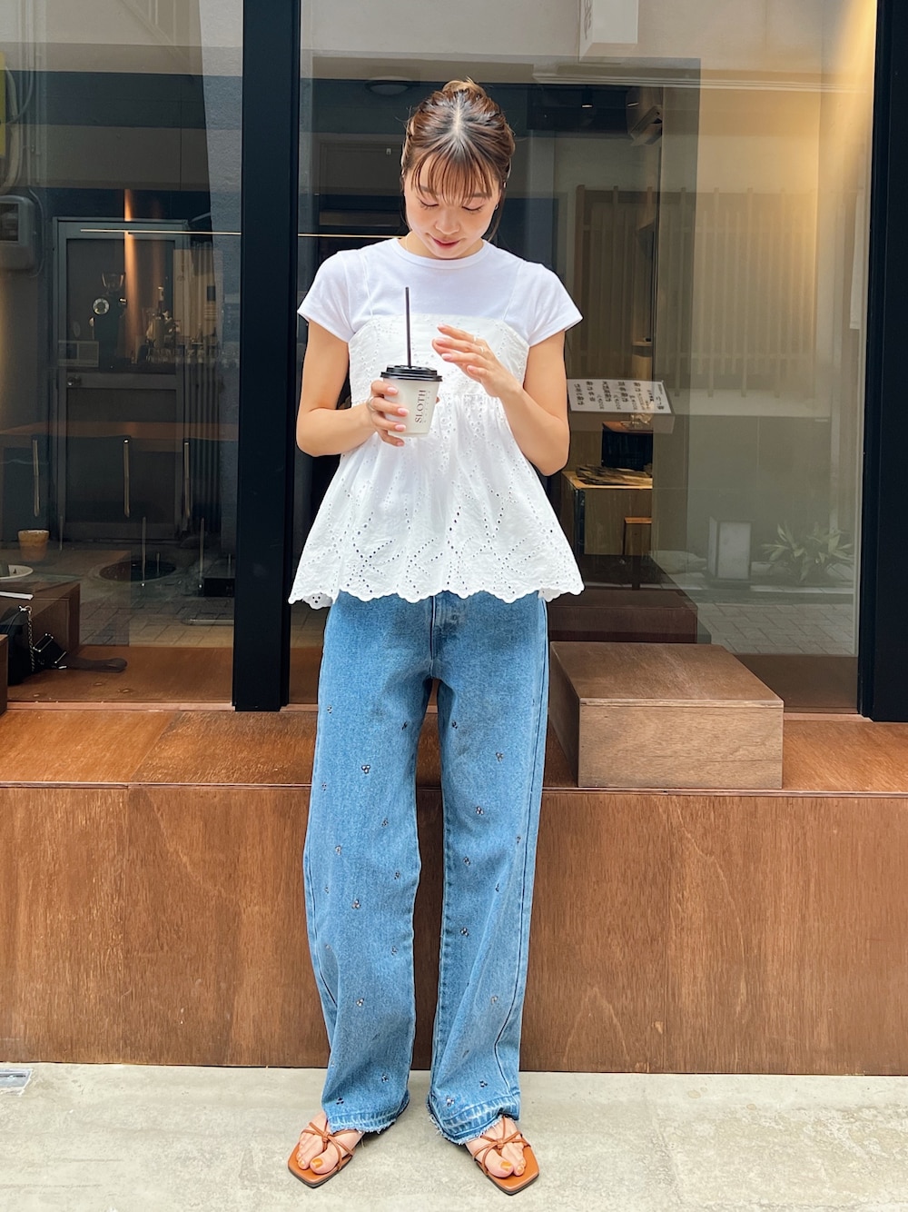CANAL JEAN（キャナルジーン）の「smileyranna カットワーク