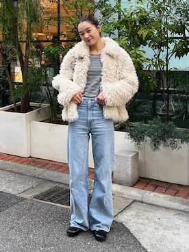 Rannaさん（レディース・166cm）の冬コーディネート