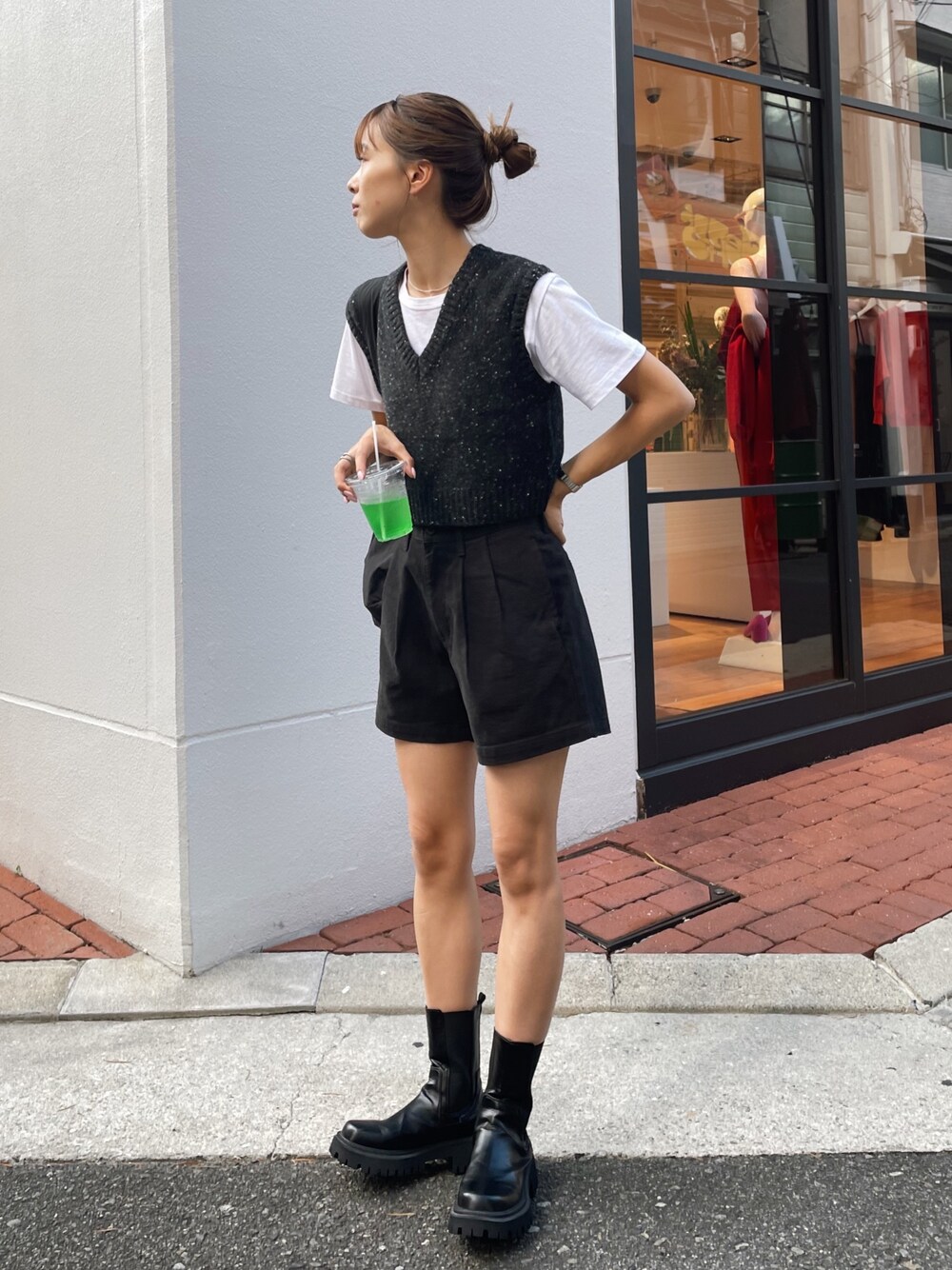 COIN　コットンタックショートパンツ キャナルジーン CANAL JEAN COIN コットンタックショートパンツ