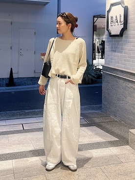 Rannaさん（レディース・166cm）の春コーディネート