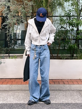 「Levi's（リーバイス）のアイテム」を使った、Rannaさん（レディース・166cm）の春コーディネート
