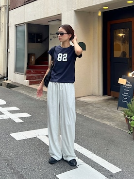 Rannaさん（骨格ウェーブ・レディース・166cm）の夏コーディネート