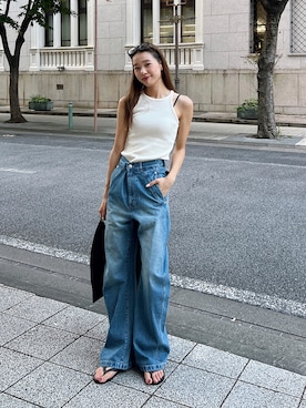 Rannaさん（レディース・166cm）の夏コーディネート