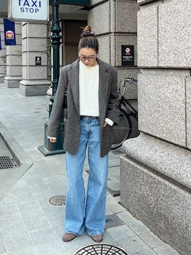 Rannaさん（レディース・166cm）の冬コーディネート