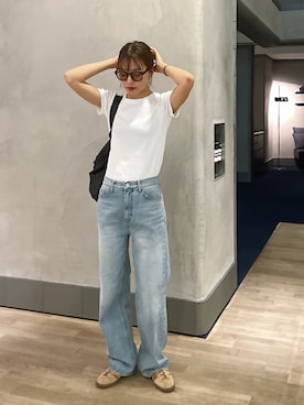 「CANAL JEAN（キャナルジーン）のアイテム」を使った、Rannaさん（骨格ウェーブ・レディース・167cm）の夏コーディネート