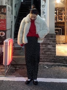 Rannaさん（レディース・166cm）の冬コーディネート