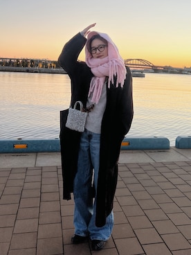 「HANNE（アン）のアイテム」を使った、Rannaさん（レディース・166cm）の冬コーディネート