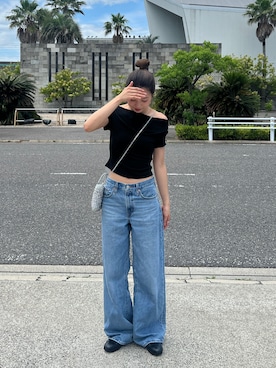 「Levi's（リーバイス）のアイテム（パンツ）」を使った、Rannaさん（レディース・166cm）の夏コーディネート
