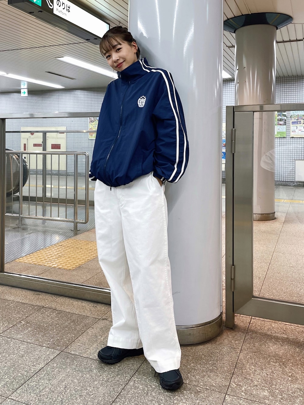 choice_cnl トラックジャケットを使った人気ファッション