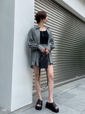 永田沙織(EMODA)さんのコーディネート