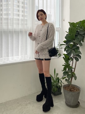 永田沙織(EMODA)さん(レディース・163cm)の秋コーディネート