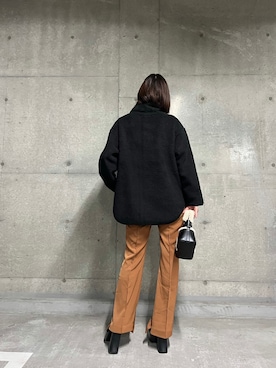 「EMODA（エモダ）のアイテム（その他トップス）」を使った、永田沙織(EMODA)さん（レディース・163cm）の秋コーディネート