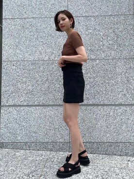 永田沙織(EMODA)さん（レディース・163cm）の夏コーディネート