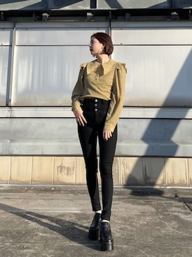 永田沙織(EMODA)さんのコーディネート