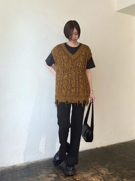 永田沙織(EMODA)さんのコーディネート