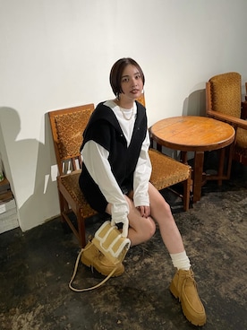 永田沙織(EMODA)さん（レディース・163cm）の夏コーディネート