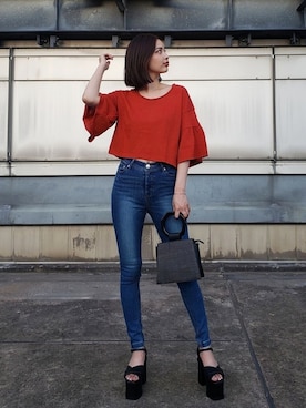 永田沙織(EMODA)さんのコーディネート