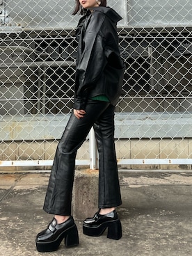 永田沙織(EMODA)さん（レディース・163cm）の秋コーディネート