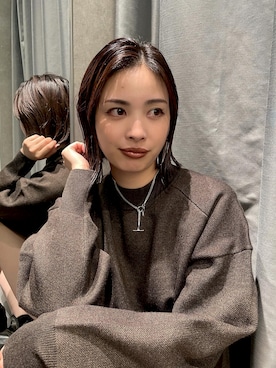 永田沙織(EMODA)さん（レディース・163cm）の秋コーディネート