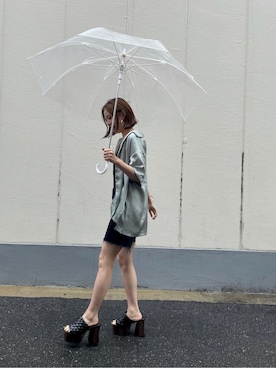 「EMODA（エモダ）のアイテム（ピアス（両耳用））」を使った、永田沙織(EMODA)さん（レディース・163cm）の春コーディネート