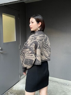 永田沙織(EMODA)さん(レディース・163cm)の秋コーディネート