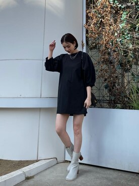 永田沙織(EMODA)さんのコーディネート