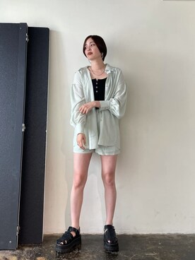 永田沙織(EMODA)さんのコーディネート