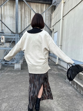 永田沙織(EMODA)さん（レディース・163cm）の冬コーディネート