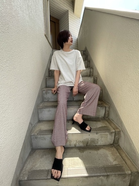 永田沙織(EMODA)さんのコーディネート