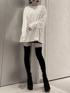 永田沙織(EMODA)さん（レディース・163cm）の秋コーディネート