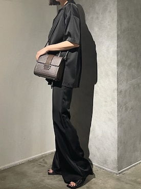 永田沙織(EMODA)さん(レディース・163cm)の夏コーディネート