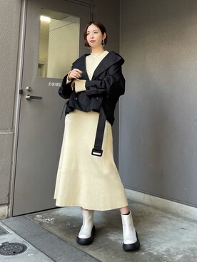 永田沙織(EMODA)さんのコーディネート