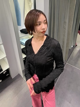 永田沙織(EMODA)さん（レディース・163cm）の夏コーディネート