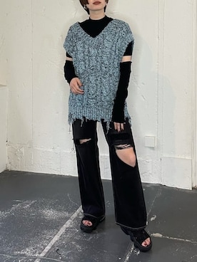 永田沙織(EMODA)さんのコーディネート