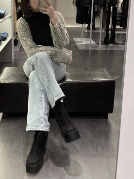 永田沙織(EMODA)さん(レディース・163cm)の秋コーディネート