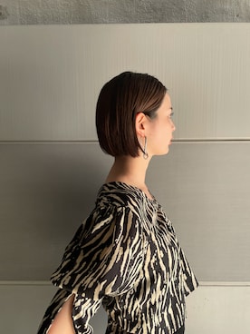 永田沙織(EMODA)さん（レディース・163cm）の夏コーディネート