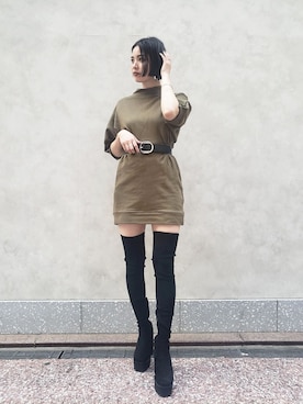 永田沙織(EMODA)さんのコーディネート