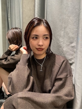 永田沙織(EMODA)さん（レディース・163cm）の秋コーディネート