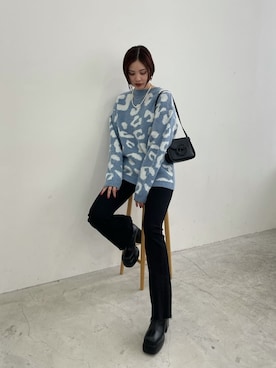 永田沙織(EMODA)さん（レディース・163cm）の秋コーディネート