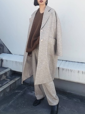 永田沙織(EMODA)さん(レディース・163cm)の秋コーディネート