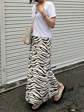 永田沙織(EMODA)さん（レディース・163cm）の夏コーディネート