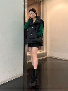 永田沙織(EMODA)さん(レディース・163cm)の秋コーディネート