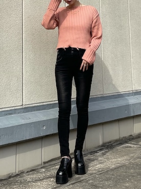 永田沙織(EMODA)さんのコーディネート