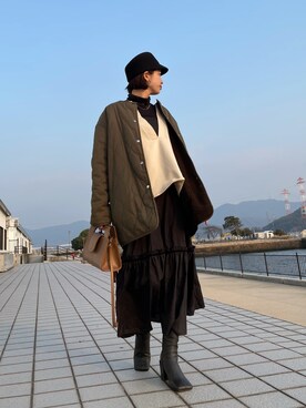 永田沙織(EMODA)さんのコーディネート