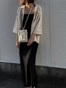 永田沙織(EMODA)さん（レディース・163cm）の春コーディネート