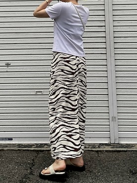 永田沙織(EMODA)さん（レディース・163cm）の夏コーディネート