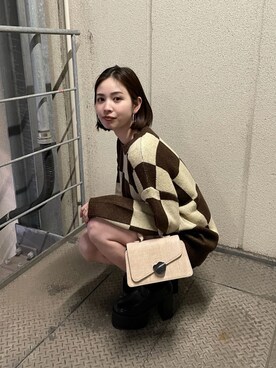 永田沙織(EMODA)さんのコーディネート