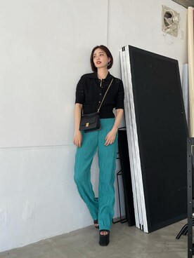 永田沙織(EMODA)さんのコーディネート